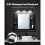 3-Light LED Modern Bathroom Vanity Light Fixtures 19.69-Inch Wall Light Fixtures