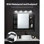 4-Light LED Modern Bathroom Vanity Light Fixtures 25.59-Inch Wall Light Fixtures