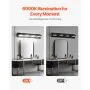 4-Light LED Modern Bathroom Vanity Light Fixtures 25.59-Inch Wall Light Fixtures