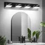 4-Light LED Modern Bathroom Vanity Light Fixtures 25.59-Inch Wall Light Fixtures