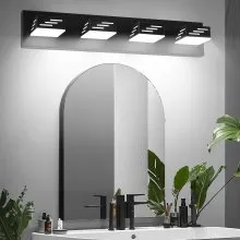 4-Light LED Modern Bathroom Vanity Light Fixtures 25.59-Inch Wall Light Fixtures