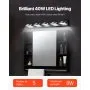 5-Light LED Modern Bathroom Vanity Light Fixtures 33.46-Inch Wall Light Fixtures