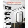5-Light LED Modern Bathroom Vanity Light Fixtures 33.46-Inch Wall Light Fixtures