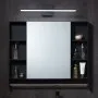 VEVOR Bathroom Vanity Light Bar, 24.02-Inch, LED Modern Light Fixture Over Mirror, with 360° Rotatable, IP44 Waterproof, 18W, 6000K, Wall Lighting for Bathroom, Living Room, Bedroom, Hallway, Black