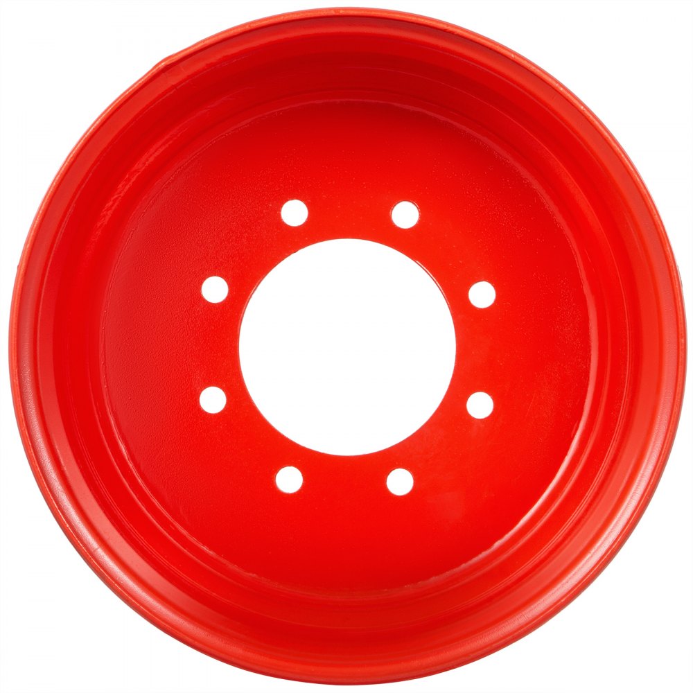 VEVOR Skid Steer Attachment 16.5*9.75in Skid Steer Quick Attach Plate Red Skidsteer Attachment 9.75" Height Quick Attach 6in Pilot Hole Skid Steer Attachments for 12-16.5 Tire