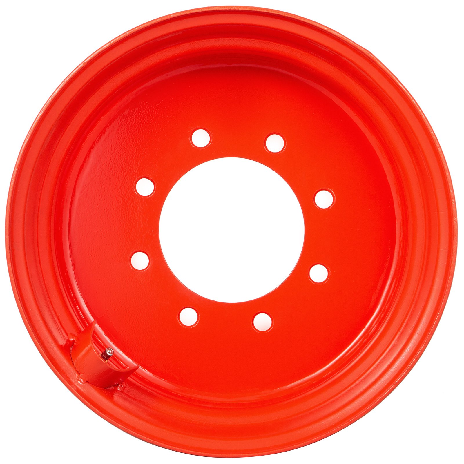 VEVOR Skid Steer Attachment 16.5*9.75in Skid Steer Quick Attach Plate Red Skidsteer Attachment 9.75" Height Quick Attach 6in Pilot Hole Skid Steer Attachments for 12-16.5 Tire