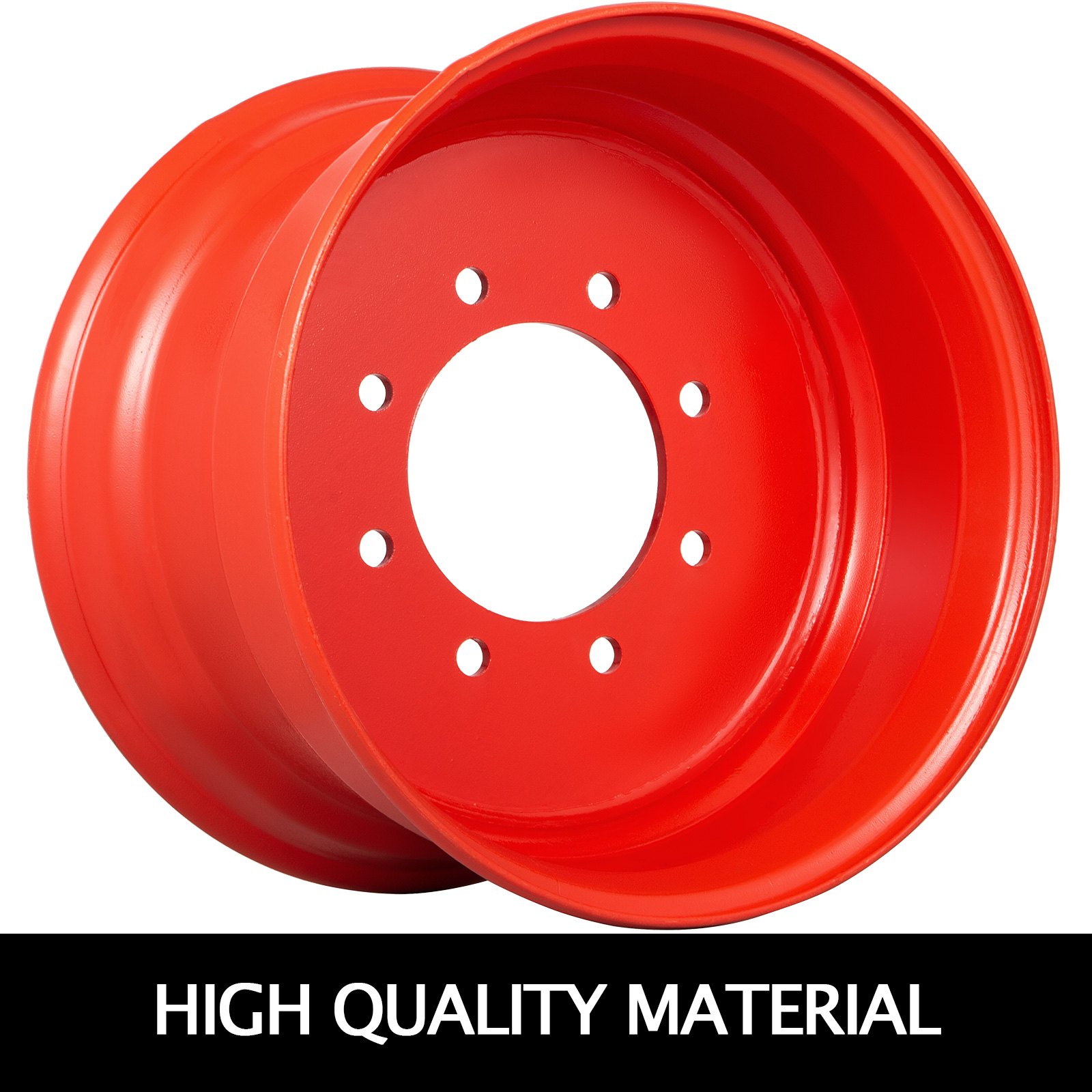 VEVOR Skid Steer Attachment 16.5*9.75in Skid Steer Quick Attach Plate Red Skidsteer Attachment 9.75" Height Quick Attach 6in Pilot Hole Skid Steer Attachments for 12-16.5 Tire