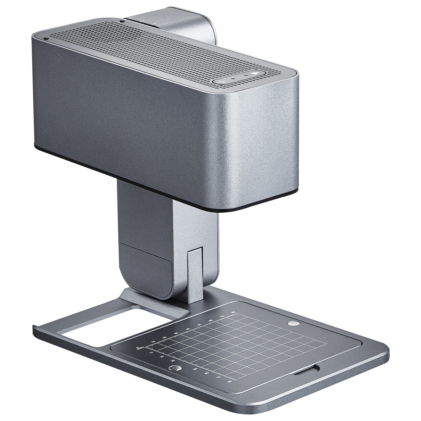 Přenosný laserový rytec VEVOR 600 mm/s 5W vysokorychlostní ruční gravírovací stroj 3,14'' X 3,14'' gravírovací plocha kompatibilní se systémem Android, Ios a Windows pro kov Single Blue Laser Wood Kožené šperky z akrylových vláken