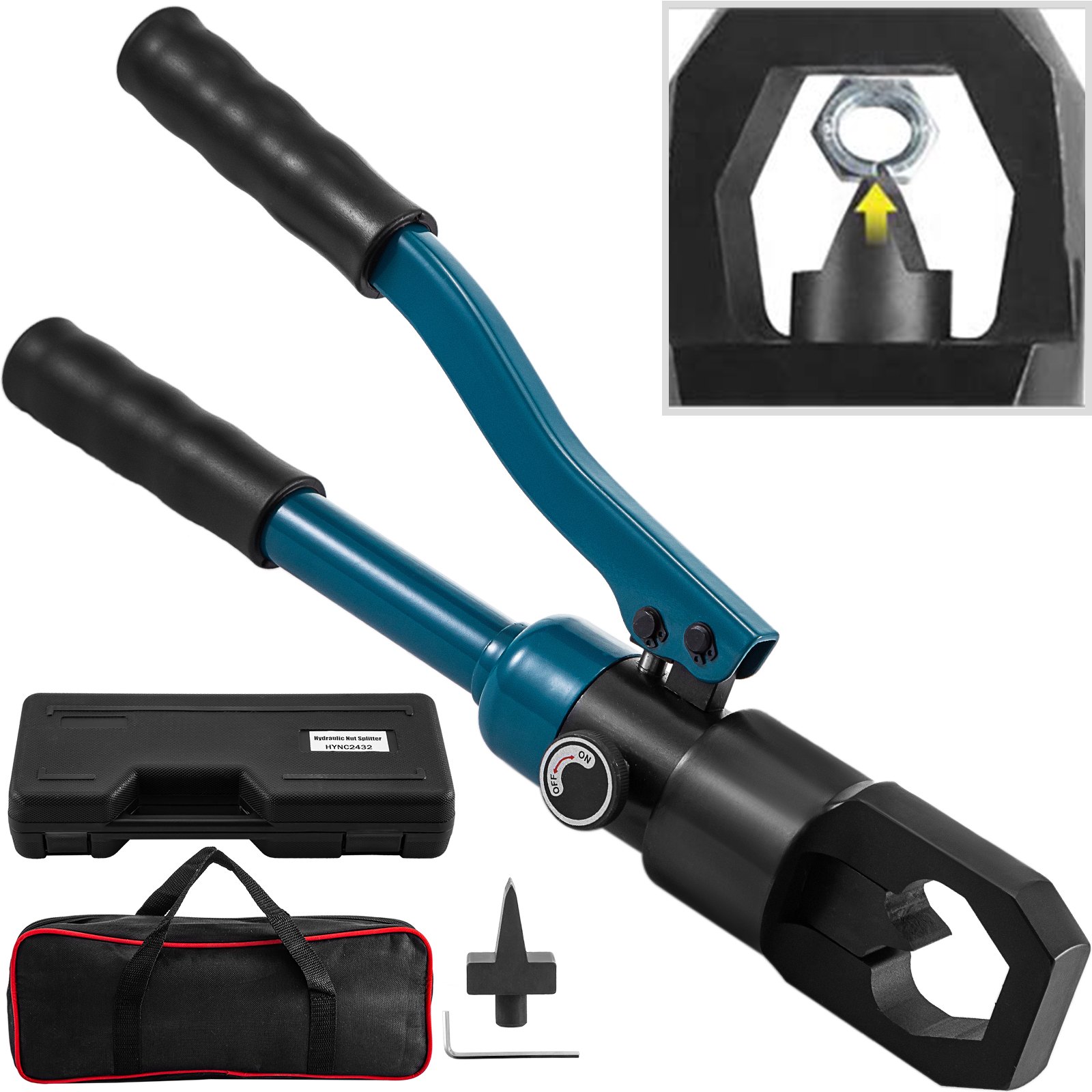 Hydraulic Nut Splitter Nut Cutter Tool 24-36mm Range Nut Integral Nut Cutter