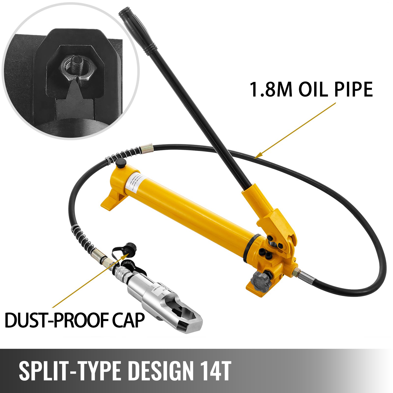 Vevor Hydraulic Mutter Splitter Mutter Cutter Tool 18-46mm Range Mutter Splitter Type Cutter