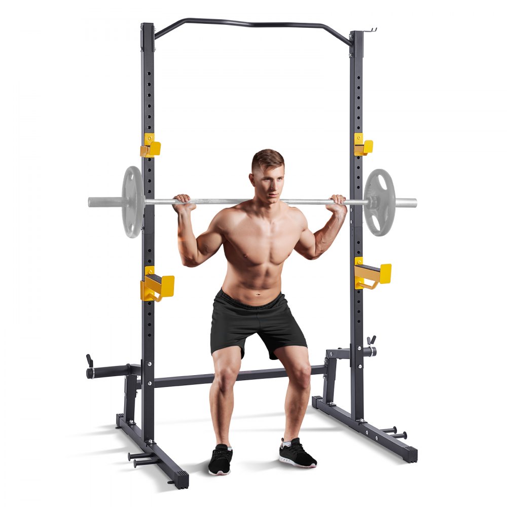 Body Power Adjustable Width Squat Stand