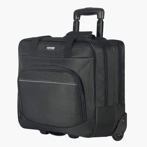 Rolling Laptop Bag Rolling Briefcase With 4 Spinner Wheels 14 Inch 1680d Nylon Water Resistant Computer Bag For Men And Women Work Travel Black Rolling Laptop Bag Rolling Briefcase With 4 Spinner Wheels 14 Inch 1680d Nylon Water Resistant Computer Bag For Men And Women Work Travel Black