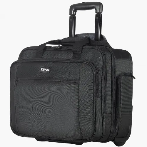 VEVOR Rolling Laptop Bag, Fits Up to Inch Laptop, Wheeled