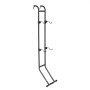 VEVOR Bike Stand for 2 Bikes, Freestanding Vertical Bike Storage Rack, with Height-Adjustable Hooks, Heavy-Duty Carbon Steel Standing Bicycle Floor Stand, Ideal for Garage, Apartment, Home, Black