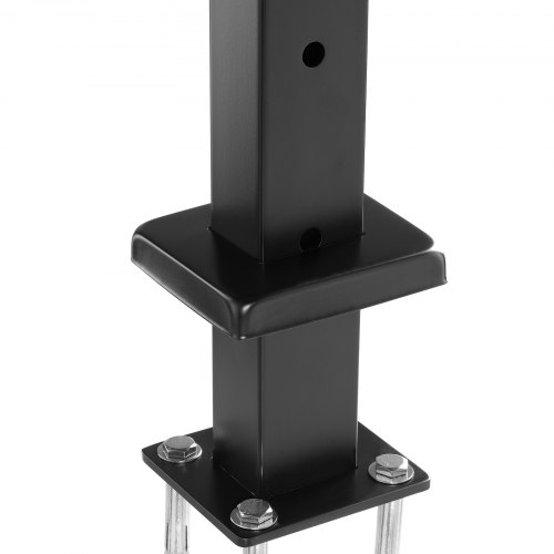 VEVOR Cable Railing Post Level Deck Stair Post 42 x 0.98 x 1.97" Cable Handrail Post Stainless Steel Brushed Finishing Deck Railing Pre-Drilled Pickets with Mounting Bracket Stair Railing Kit Black