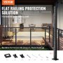 VEVOR Cable Railing Post Level Deck Stair Post 106.7 x 2.5 x 5 cm Cable Handrail Post Stainless Steel Brushed Finishing Deck Railing Pre-Drilled Pickets with Mounting Bracket LGZH106.72.55CQ93V0