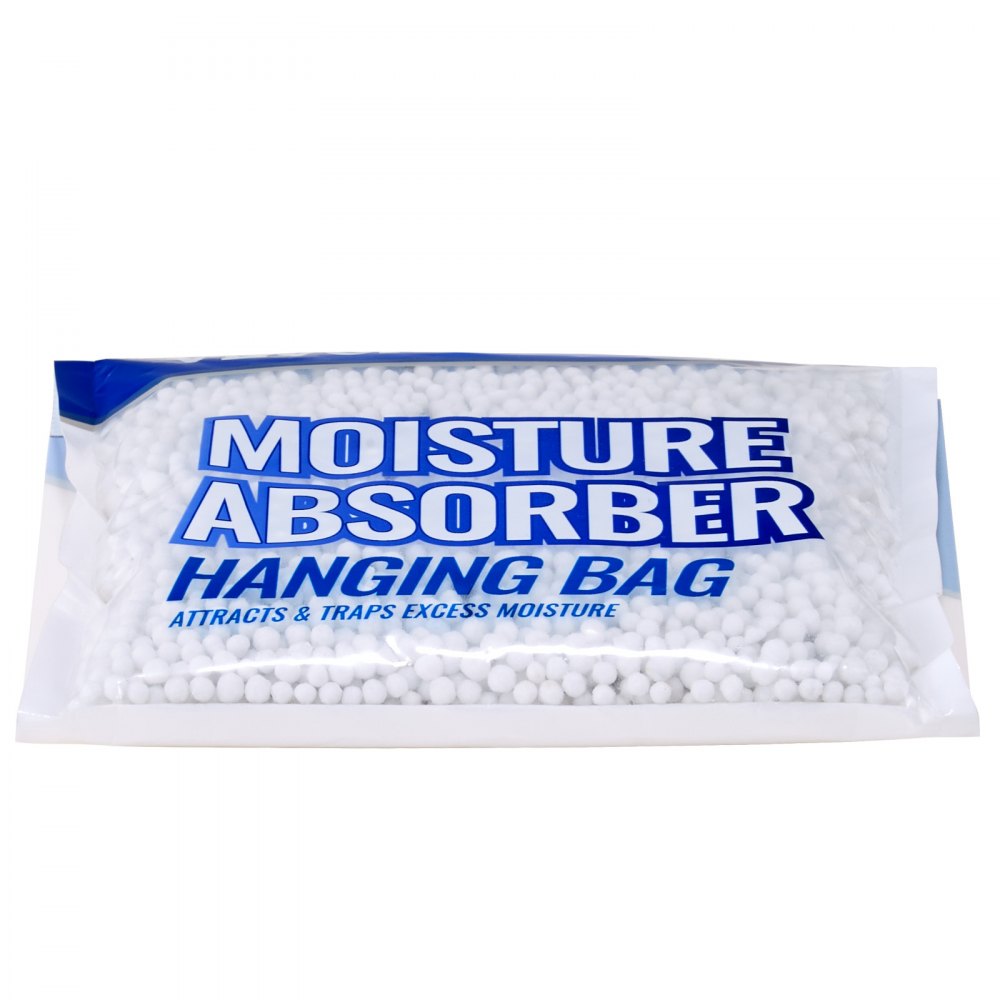 VEVOR Hanging Moisture Absorber, 9.3 oz Hanging Closet Dehumidifier Bags(10 Packs), Fragrance Free Moisture Bags in Wardrobes, Bedrooms, Bathrooms