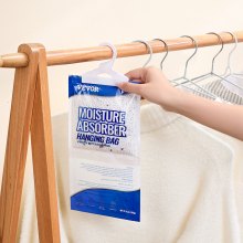 Hanging Moisture Absorber 10 Packs 9.3 oz Fragrance Free Dehumidifier Bags