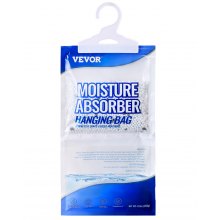 Hanging Moisture Absorber 10 Packs 9.3 oz Fragrance Free Dehumidifier Bags