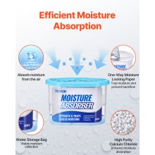 Moisture Absorber Boxes 6 Packs 10.8 oz Fragrance Free Moisture Absorbers