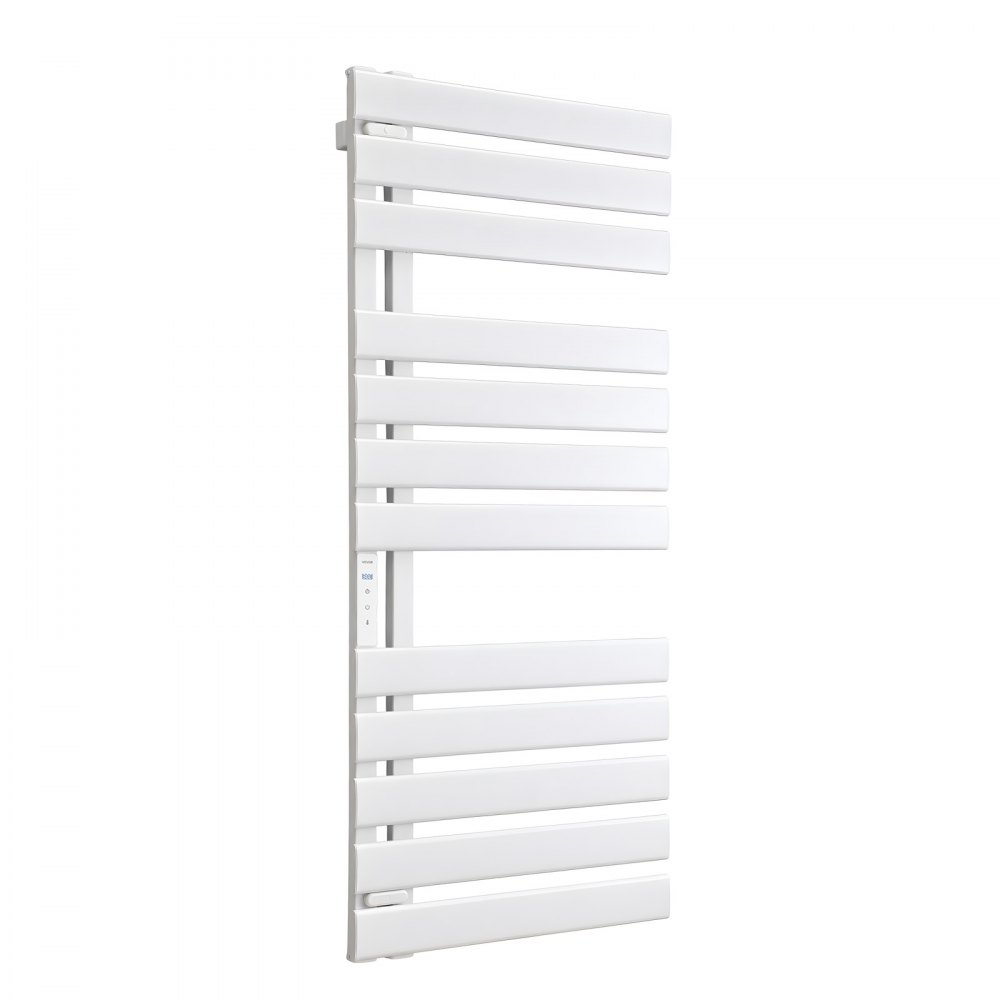 VEVOR Heated Towel Warmer Rack for Bathroom Electric Wall Mounted 12 Bars, Aluminum Alloy Towel Warmer, Overheat Protection, with Touch Screen, 1-24 Hour Timer, 0 to 55°C Adjustable, IPX4 Waterproof