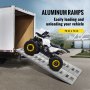 VEVOR 72x14 Inch Aluminum Ramps 6000LBS Capacity Car Trailer Truck ATV Ramps 1 Pair 2 Ramps