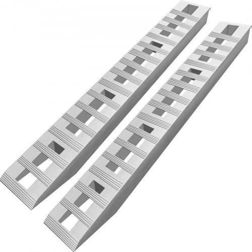 VEVOR 94 X 15 X 2.75 Inch 94x15x2.75 Inch Aluminum 6000LBS Capacity Car Trailer Truck ATV 1 Pair 2 Ramps