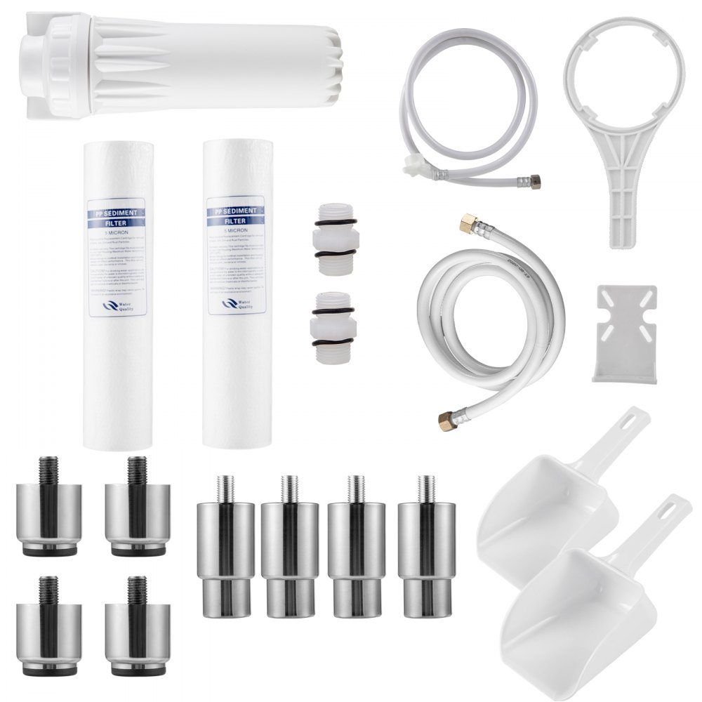 VEVOR 110V Commercial Ice Maker 200LBS/24H, Stainless Steel Under Counter Ice Machine with 100LBS Storage, 80PCS Clear Cube, Auto Operation, Blue Light, Include Water Filter, 2 Scoops, Connection Hose