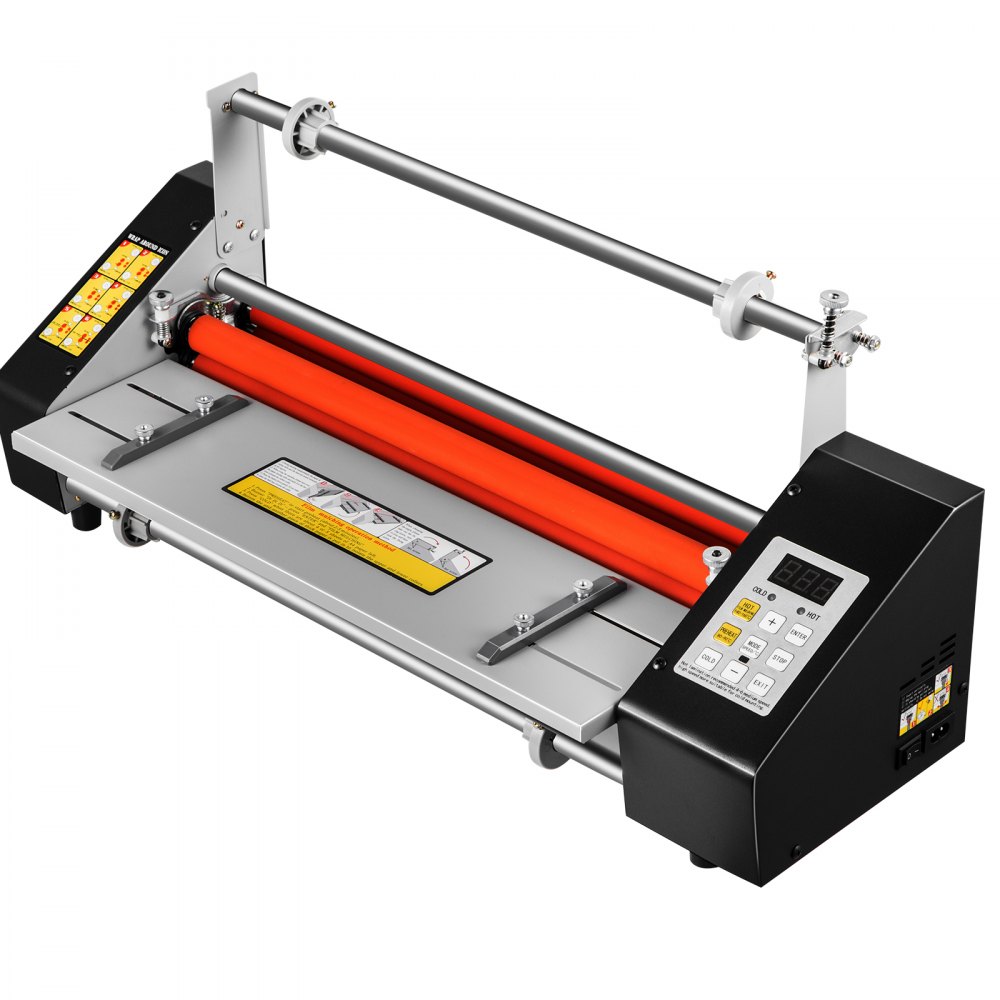 VEVOR 45cm Roll Laminator Speed Adjust Four Roller Hot Cold Laminating Machine