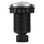 VEVOR Garbage Disposal Air Switch Kit, Dual Outlet Sink Top Air Switch for Food Waste Disposal, 2.5-inch Brushed Nickel Stainless Steel ON/OFF Air Push Button, Suitable for Stainless Steel Countertops
