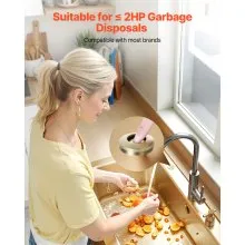 VEVOR Garbage Disposal Air Switch Kit 2.5" Sink Top Air Switch Waste Disposal