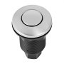 VEVOR Garbage Disposal Air Switch Kit, 2.5" Sink Top Air Switch for Food Waste Disposal, Brushed Silver Stainless Steel ON/OFF Air Button for Waste Disposer - Suitable for Stainless Steel Countertops