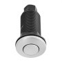 Kit de interruptor de aire para triturador de basura VEVOR, interruptor de aire de doble salida para fregadero, para triturador de residuos de alimentos, botón de encendido/apagado de acero inoxidable plateado cepillado de 8,9 cm de largo para encimeras de granito, mármol y cuarzo.