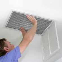 16x25x1 Aluminum Electrostatic Air Filter MERV 8 Actual 15.5x24.65x0.82