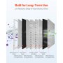 20x25x4 Aluminum Electrostatic Air Filter MERV 8 Actual 19.37x24.37x3.58