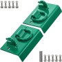 green VEVOR bolt on hooks with bolts and washers included.