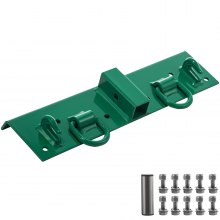 VEVOR Tractor Bolt on Hooks, 1/4\" Compact Bolt on Grab Hooks, Max 4700LBS G70 Forged Bolt on Hooks for Tractor Bucket with 1/2\" Shackles, Work Well for Tractor Bucket, RV, UTV, Truck Hardware Includ