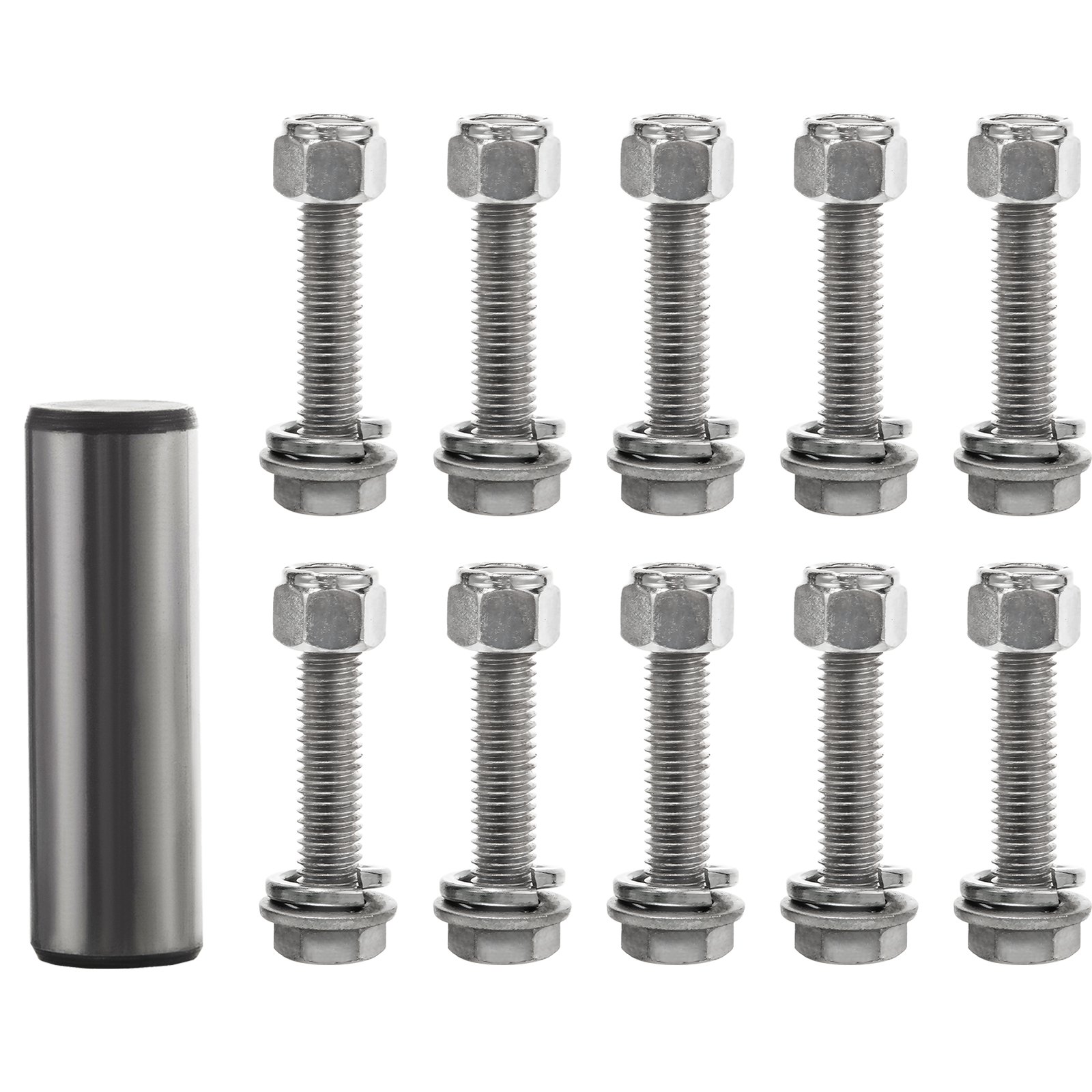 VEVOR Tractor Bolt on Hooks, 1/4\" Compact Bolt on Grab Hooks, Max 4700LBS G70 Forged Bolt on Hooks for Tractor Bucket with 1/2\" Shackles, Work Well for Tractor Bucket, RV, UTV, Truck Hardware Includ