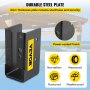 VEVOR Concealed Joist Hanger, 2"x4" Outdoor Accent Concealed-Flange, Pack of 24 Concealed Joist Bracket, Q235 Steel Plate Powder-Coated Concealed Face Mount Joist Hanger Inner 40x91 mm for Beam Swing