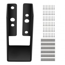 VEVOR Concealed Joist Hanger, 2"x4" Outdoor Accent Concealed-Flange, Pack of 24 Concealed Joist Bracket, Q235 Steel Plate Powder-Coated Concealed Face Mount Joist Hanger Inner 40x91 mm for Beam Swing