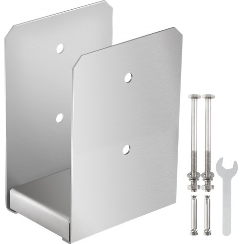Vevor Standoff Post Base Adjustable Post Base 4x4" Adjustable Post Anchor 3 Pcs