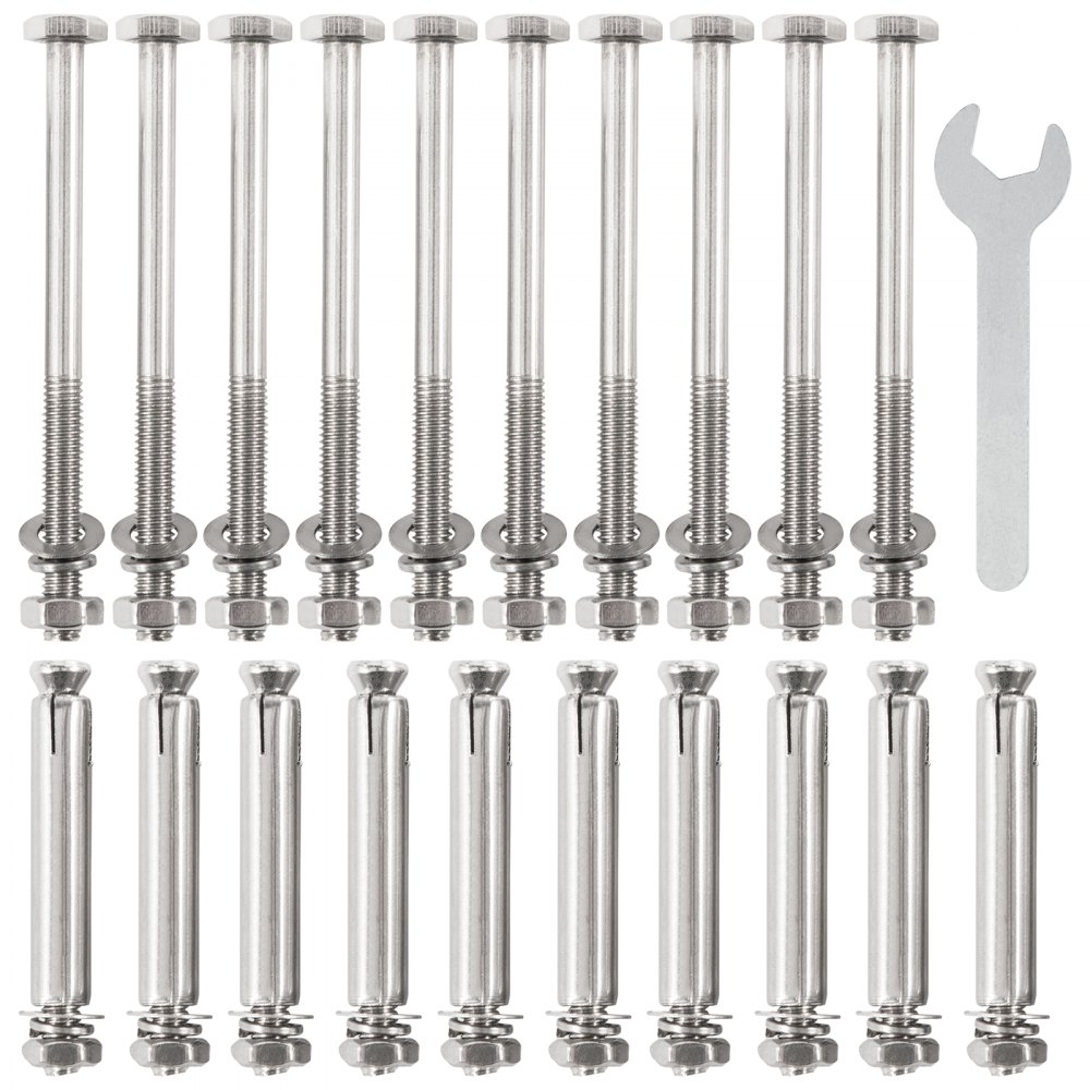 Vevor Standoff Post Base Adjustable Post Base 6x6" Adjustable Post Anchor 5pcs