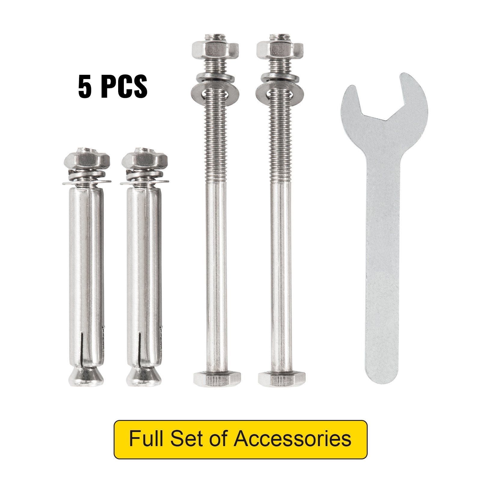 Vevor Standoff Post Base Adjustable Post Base 6x6" Adjustable Post Anchor 5pcs