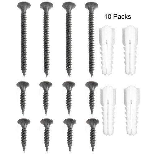 VEVOR Deck Post Base 10 PCS Post Base Skirt 4 x 4 Inch Post Support Flange 2.5 LBS Deck Post Skirt Black Powder-Coated Decking Post Base with Thick Steel for Deck Supports Porch Railing Post Holders