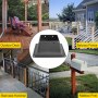 VEVOR Deck Post Base 20 PCS Post Base Skirt 4 x 4 Inch Post Support Flange 2.5 LBS Deck Post Skirt Black Powder-Coated Decking Post Base with Thick Steel for Deck Supports Porch Railing Post Holders