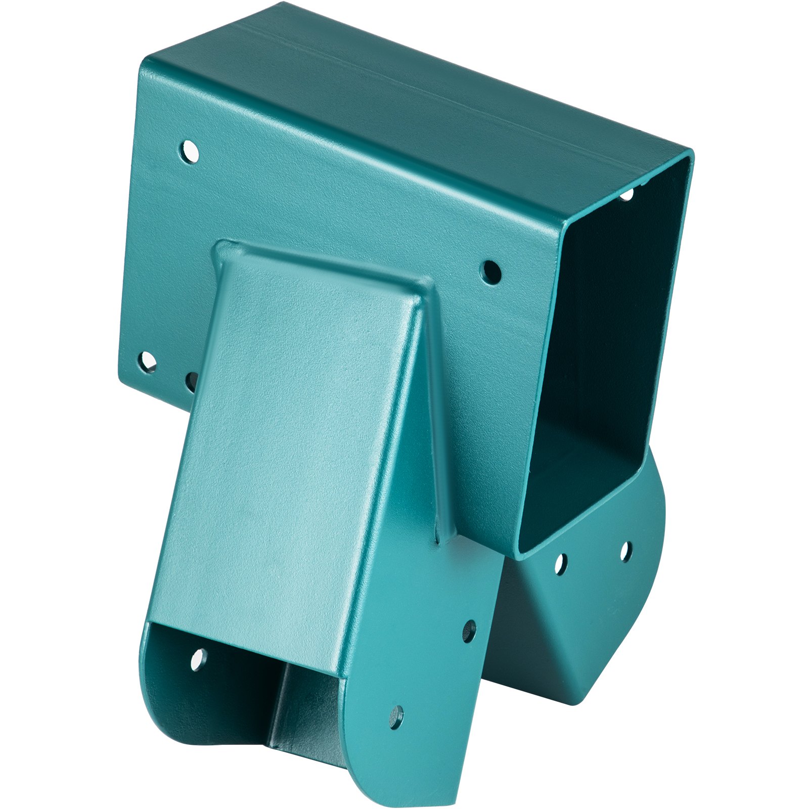 VEVOR Swing Set Bracket 4.87" Swing Bracket A-Frame Construction Swing Set Hardware Iron Material with Black Powder Coated DIY Swing Set End Bracket Swing Set Kit for 2(4x4") Legs & 1(4x6") beam-2PCS
