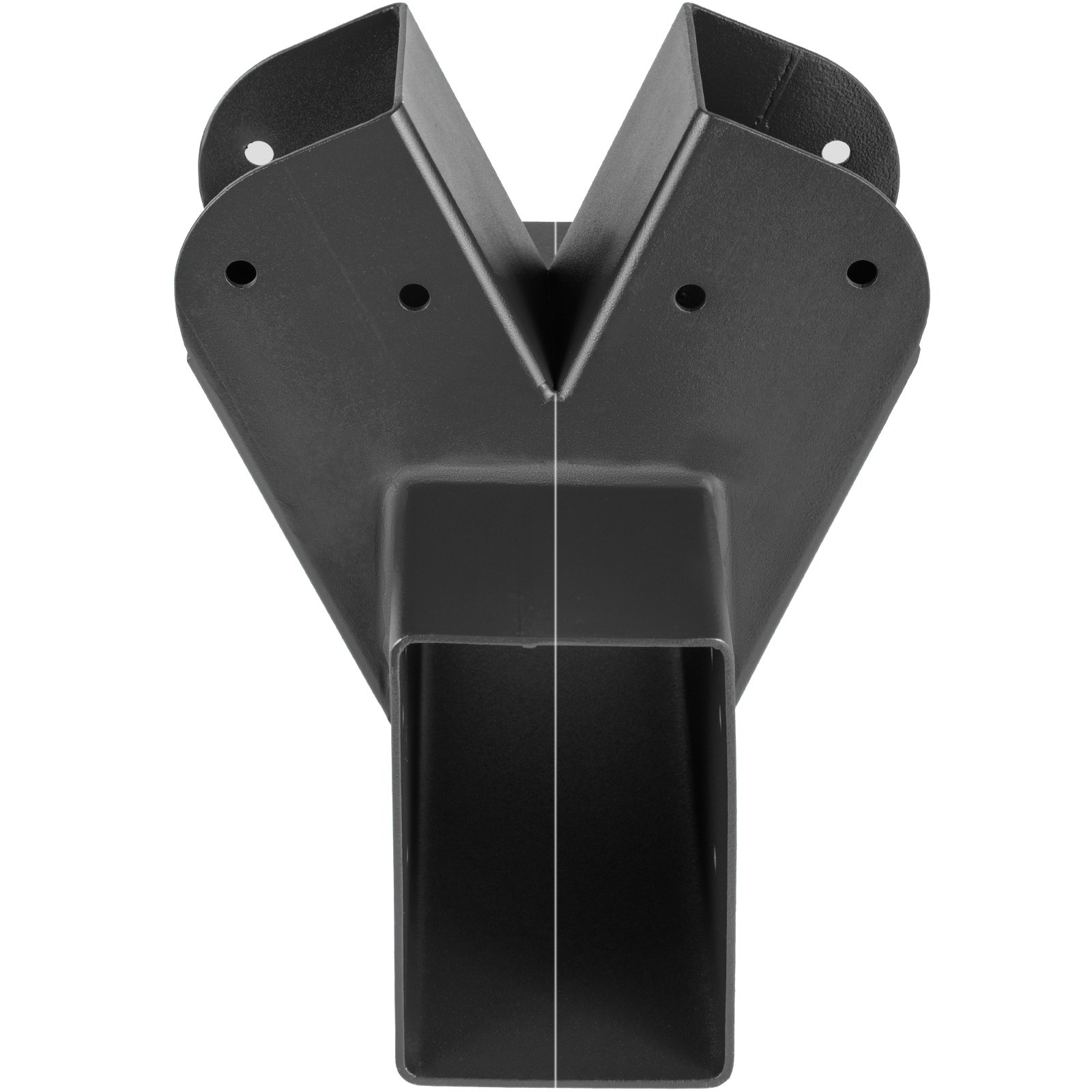 VEVOR Swing Set Bracket 9.84" Swing Bracket A-Frame Construction Swing Set Hardware Iron Material with Black Powder Coated DIY Swing Set Middle Bracket Swing Set Kit for 2 (4x4) Legs & 1 (4x6) Beam