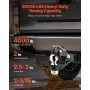 Pintle Hitch 2-inch Receiver Hook for 2.5 to 3 inches Lunette Ring 20000 lbs