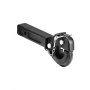 Pintle Hitch 2 inches Receiver Hook for 2.5 to 3 inches Lunette Ring 20000 lbs