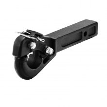 Pintle Hitch 2 inches Receiver Hook for 2.5 to 3 inches Lunette Ring 20000 lbs